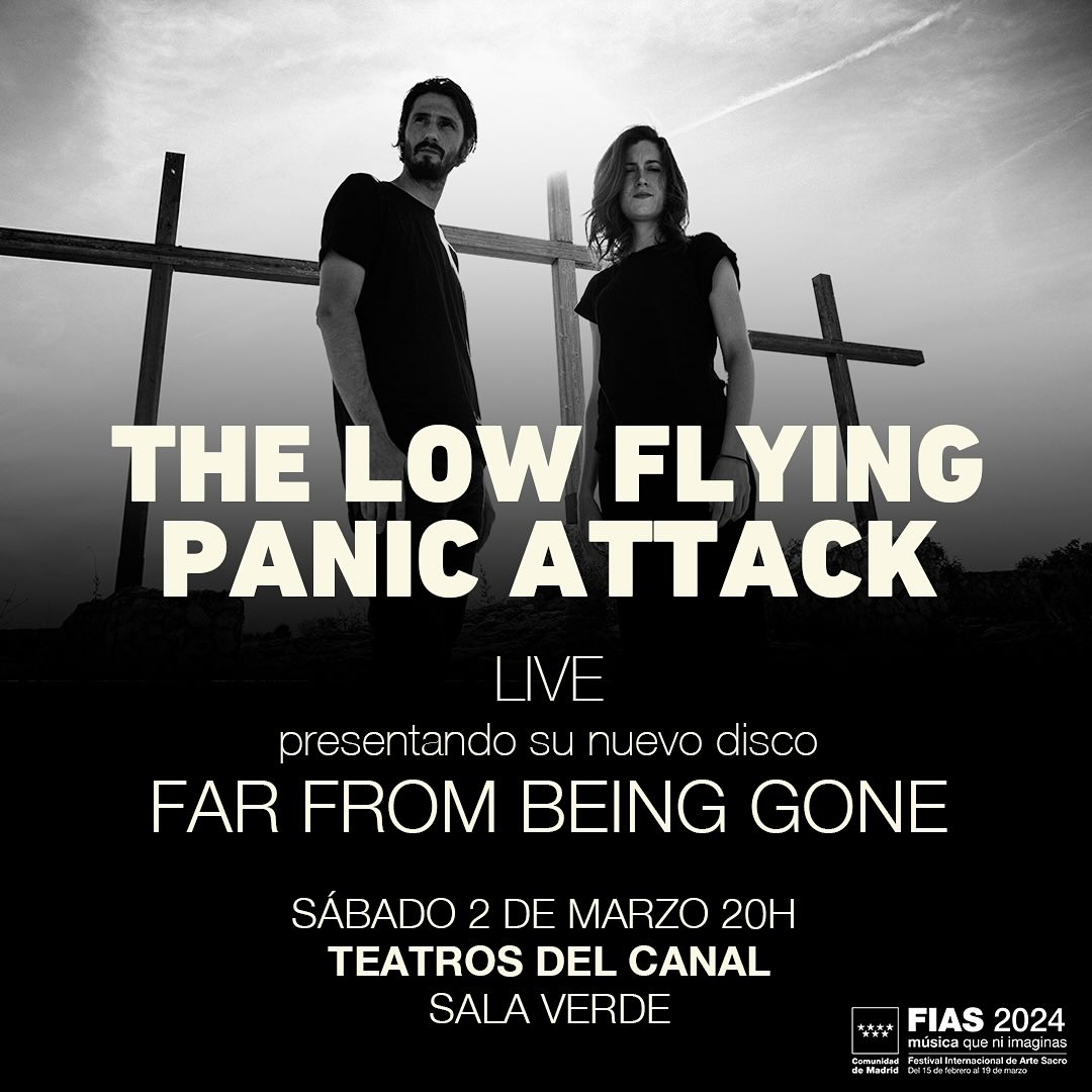 the Low Flying Panic Attack presentando su nuevo disco Far From Beign Gone en Teatros del Canal, Sala Verde