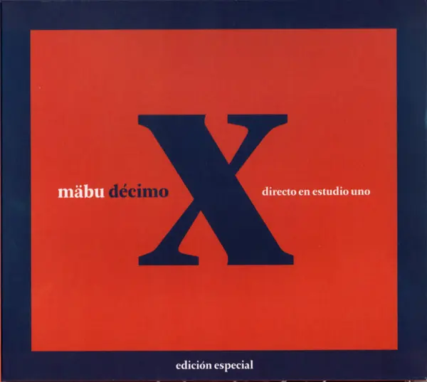 Portada de Décimo (Directo en Estudio Uno) (edición especial) de Mäbu