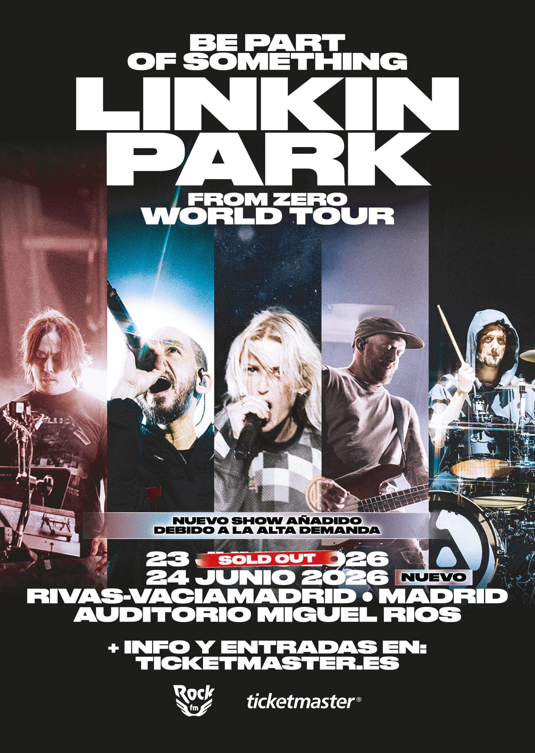 Linkin Park en directo - From Zero World Tour 2026 - Madrid