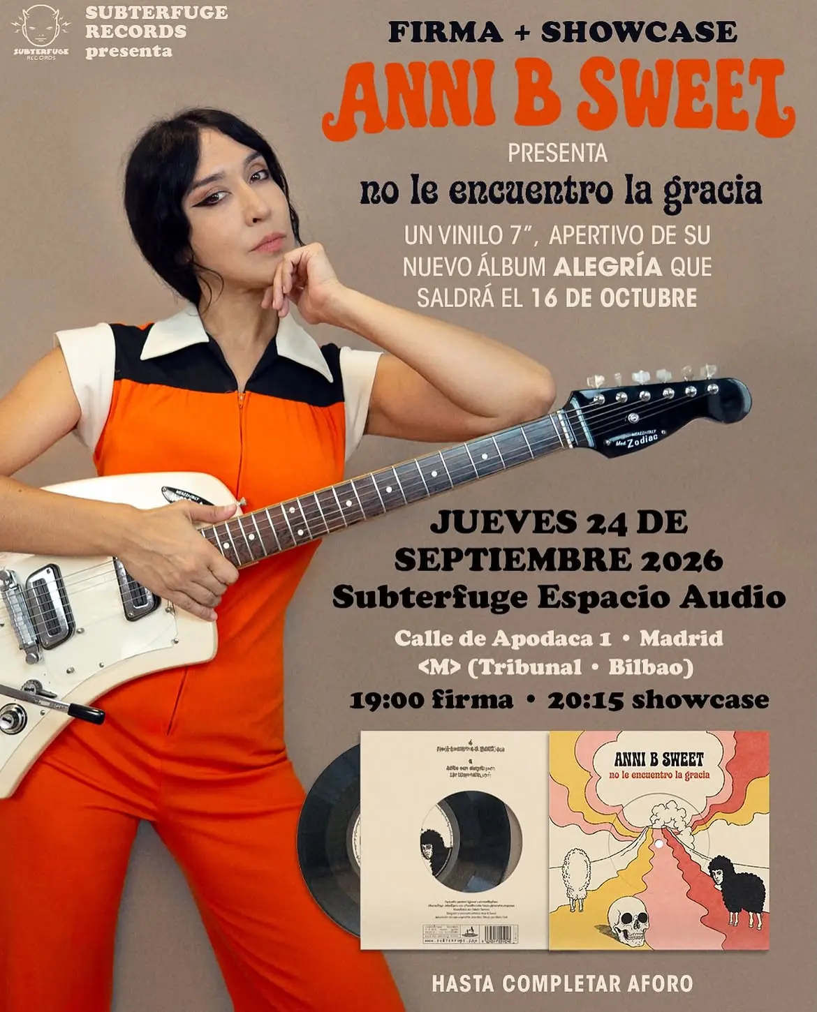 2026/09/24 - Anni B Sweet presenta No le encuentro la gracia